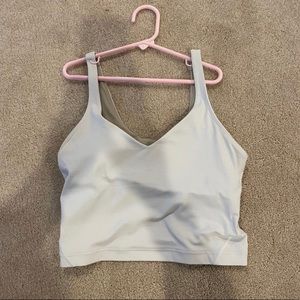 White Lululemon align tank top